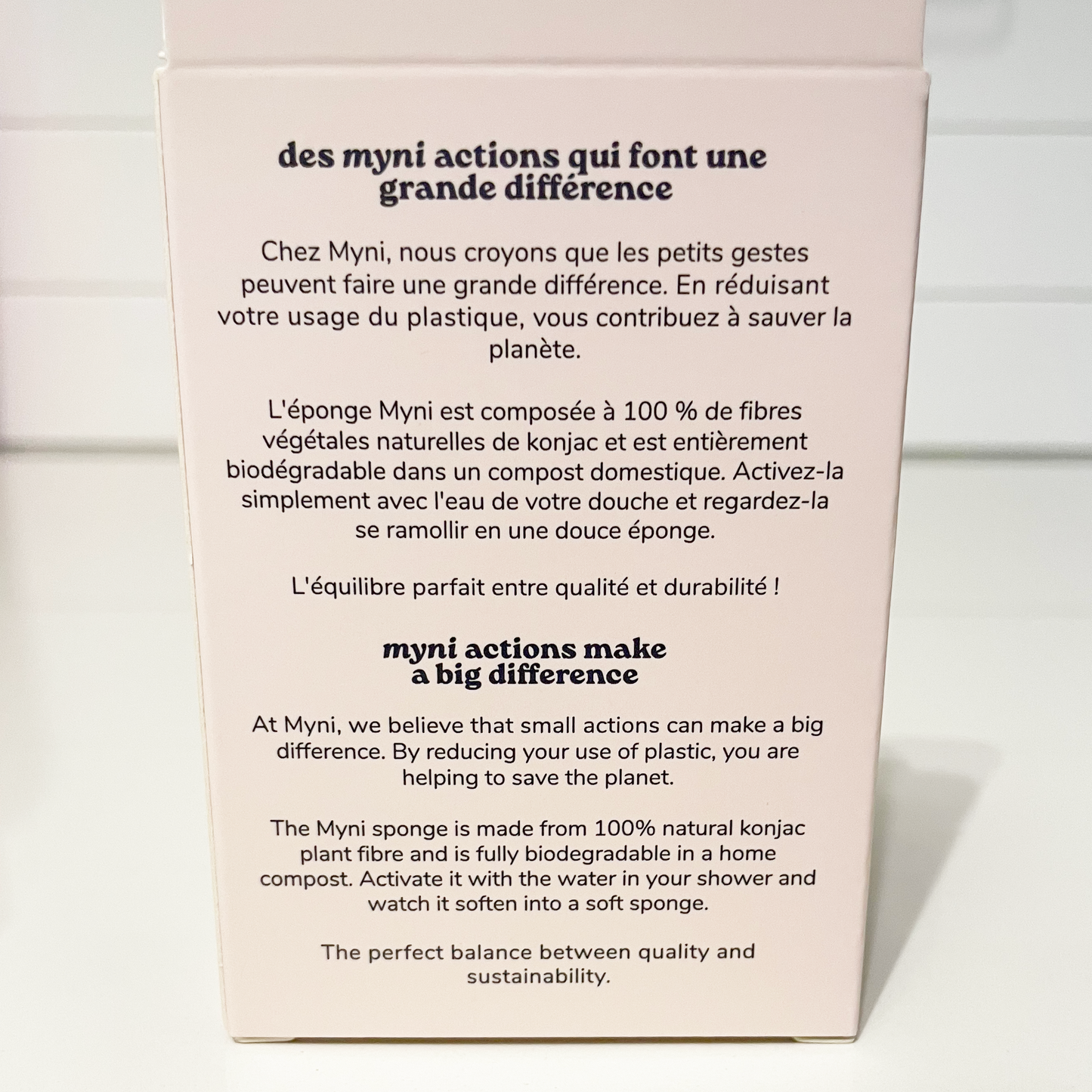 Compostable Konjac Sponge from Myni