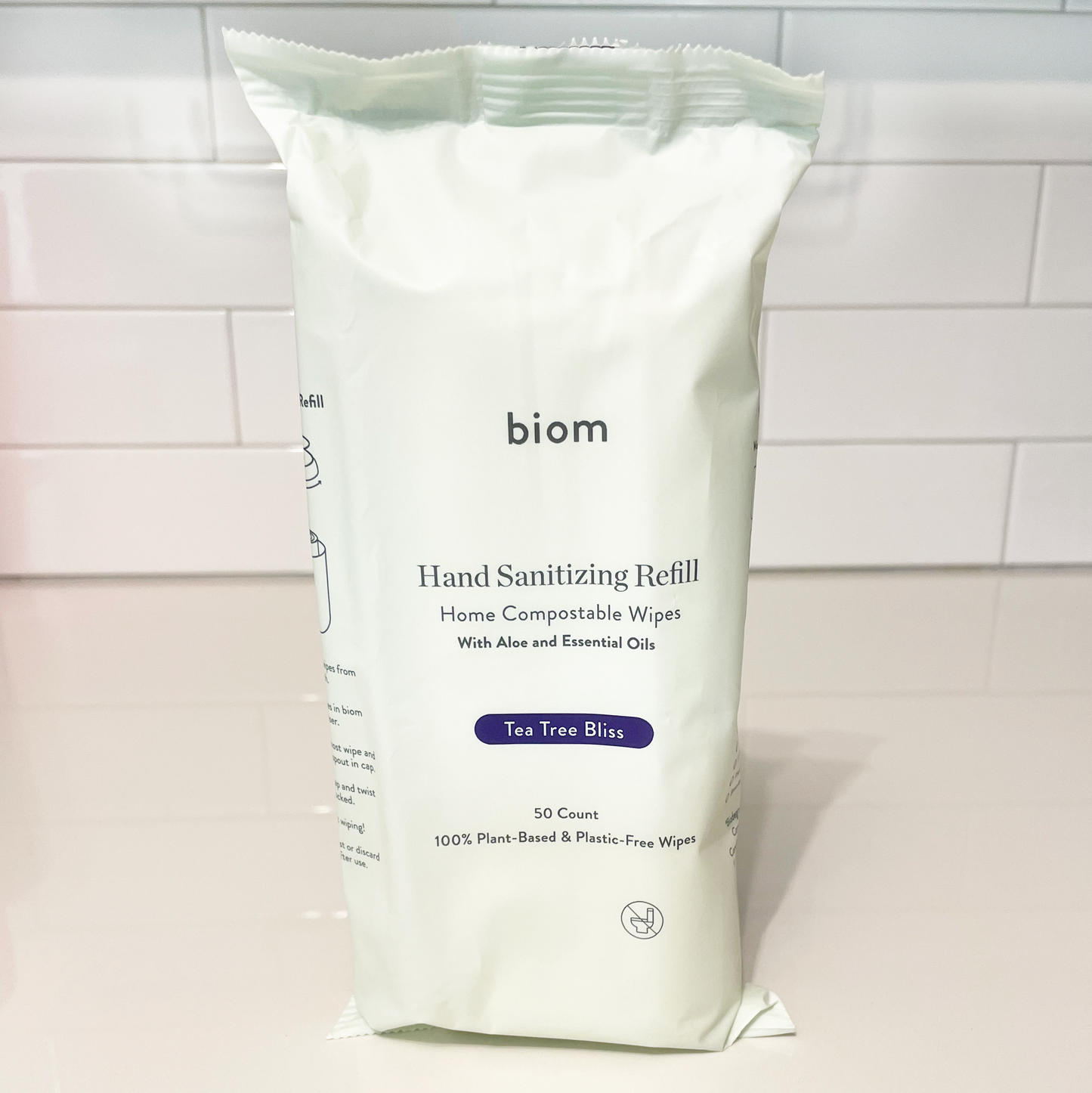 Hand Sanitizing Wipe Refill from Biom