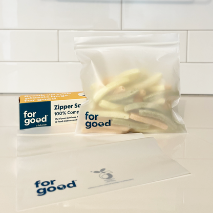 For Good Compostable Sandwich Bags (pack of 25)
